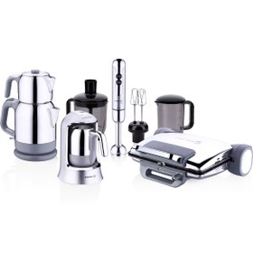 Resim Korkmaz A1827 14 Parça Elektro Set Inox 