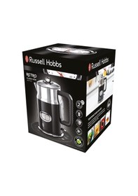 Resim Russell Hobbs 21671-70 Retro Classis Noir 1.7 LT Çelik Su Isıtıcı Kettle 
