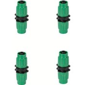 Resim Fochsia Yeşil 4 Parça Bahçe Hortumu Uzatma Tamir Kit Seti 6-10mm Çift Kanallı Bağlantı 