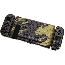 Resim Jzcat Nintendo Switch Bölünmüş Kılıf Oyun Teması Renkli Kılıf Sert Kılıf-a110 