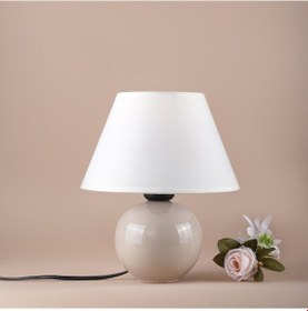 Resim Homing Loren Seramik Abajur 241901 Krem 