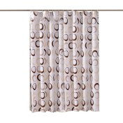 Resim Yuvarlak Baskı Duş Perdesi Geometrik Su Geçirmez Duş Perdesi Banyo Küvet Duş Kapağı Ekstra Geniş Geniş Banyo (180X180 Cm) (Yurt Dışından) 