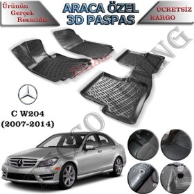 Resim Rizline Mercedes C Serisi W204 2007-2014 3D Havuzlu Paspas 