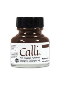 Resim Daler Rowney Calli Kaligrafi Mürekkebi 012 Brown 29.5Ml 