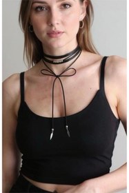 Resim DENİZ TASARIM Choker Bağlamalı 