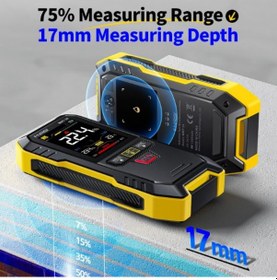 Resim Fnirsi Wmt-10 Temassız Endüktif Ahşap Ve Duvar Nem Ölçer Higrometre 