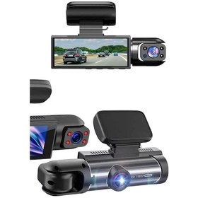 Resim Znv Zenvia Mey İthalat Araç Kamerası Black Box Çift Kameralı Ekranlı Full Hd Sürüş Kamerası Znv2025 Cmn 