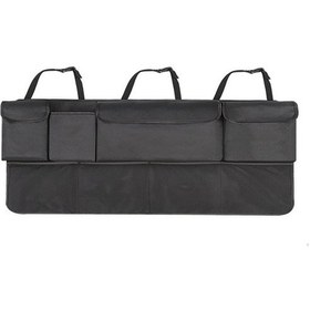 Resim Rogfer Araba Suv Arka Koltuk Genişletme Düzenleme Saklama Çantası Siyah 