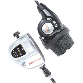 Resim Shimano Nexus Sl-3s35e 3'lü Sağ Vites Kolu Revoshift Esl3s35ealsc Siyah 