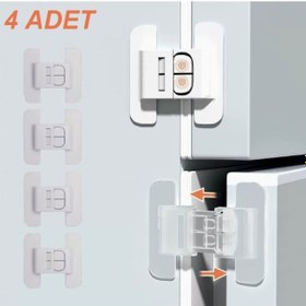 Resim 4 Adet Buzdolabı, Çekmece Ve Dolap Kapağı Çocuk Kilidi 4832 