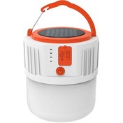 Resim Symbee 24 Led Güneş Enerjili Kamp Lambası, Usb Şarj/çıkış, Power Bank Fonksiyonu, 2 Pil Ve Pil Seviyesi Göstergesi - Orta Boy Beyaz 