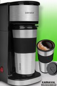 Resim GoldMaster Karnaval Seyahat Termos Bardaklı Bpa Içermeyen Kişisel Filtre Kahve Makinesi IN-6330 