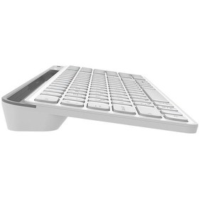 Resim Everest Kb-bt90 Beyaz-gri Bluetooth+ 2.4ghz Q Mac-win-android-ıos Uyumlu Kablosuz Klavye 
