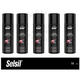 Resim Selsil Motor Temizleme Spreyi 500 Ml 5 Adet 1 adet 