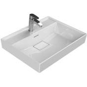 Resim Cerastyle Turkuaz Sharp Etajerli Lavabo 60*48 cm 