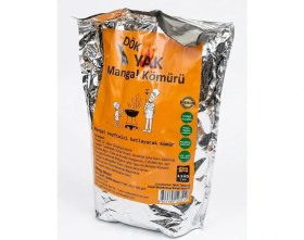 Resim Çadır Dünyası Kaan Dök Yak Mangal Kömürü - 2.5 kg Brüt Paket, Yüksek Kalorili, Dumansız ve Kokusuz Pratik Mangal Kömürü (Çıra ve Odun Gerektirmez) 