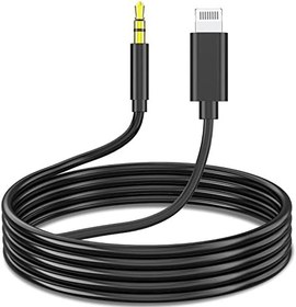 Resim esbeecables [Apple MFi Sertifikalı] Araba Stereo için iPhone AUX Kablosu, 2,0 m Lightning - 3,5 mm AUX Ses Kablosu Desteği Tüm iOS iPhone 14/13/12/11/SE/XS/XR/X 8 7 6 5, iPad/Ev Stereo/Kulaklık-Siyah 2M için 
