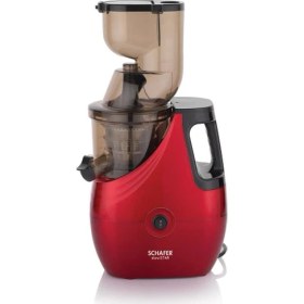 Resim Schafer Slow Star Katı Meyve Sebze Sıkacağı 7 Parça Kırmızı 