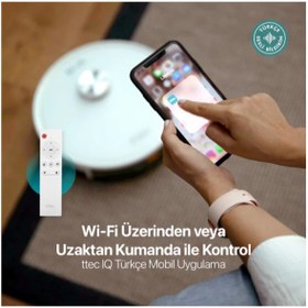 Resim Ttec Robi Pro Laserıq Teknolojili Akıllı Robot Süpürge Ve Paspas 