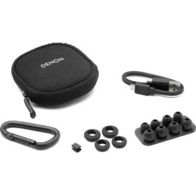 Resim Denon AH-C160-EM Beyaz Kablosuz Bluetooh Kulak İçi Spor Kulaklığı 