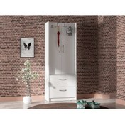 Resim Abre Vm-348 Beyaz Vestiyer Portmanto Ayakkabılık 