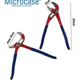 Resim Microcase Çok Amaçlı 7 Kademe Ayarlı Papağan Fort Pense Sıkma Sökme El Aleti -AL4609 