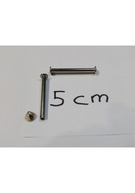 Resim 5 CM Dosya Klasör Menü Kartela Vidası Nikel Inox Renk 