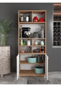 Resim Bohem Çok Amaçlı Kiler Mutfak Dolabı - Beyaz N Model Beyaz N Model 