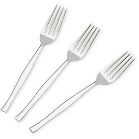 Resim Nehir Zarif Yemek Çatal 3 Adet 