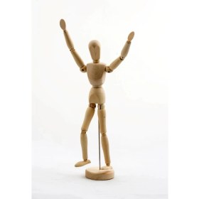 Resim Marsilyan- Ahşap Robot Model 3 