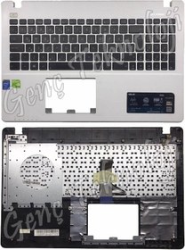 Resim Asus Uyumlu F550C Üst Kasa Klavye Kasası - Beyaz- 