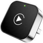 Resim Padalink 2025 Yeni Mini Kablosuz Carplay Dönüştürücü - Android Araç Bağlantı Kutusu, Usb-a Ve Type-c Uzantı Kablolu, Siyah 
