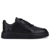 Resim Tamer Tanca Erkek Siyah Deri Sneakers & Spor Ayakkabı 