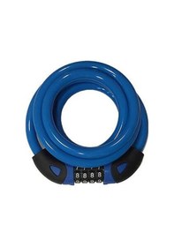 Resim Zozo 12x1800 MM Şifreli Bisiklet Kilidi Mavi Siyah 