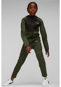 Resim Puma Evostripe Full-zip Çocuk Sweatshirt Haki 
