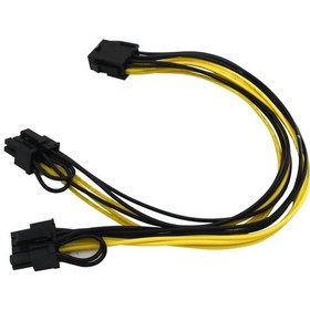 Resim 8 Pin Power Splitter Pci-E Molex 8 6+2Pin Çoklayıcı Kablo 4880P 