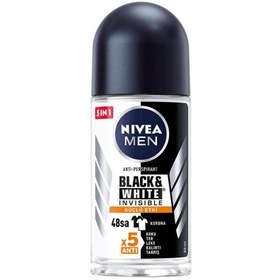 Resim Nivea Men Black&White Invisible Güçlü Etki Erkek Roll-On 50ml 