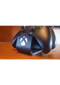 Resim Opencart Xbox Denetleyicileri İçin İkili Stand Sadece Plastik Aparattır 