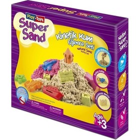 Resim Play-toys 500 Gr. Kinetik Kum Eğlence Seti Ve 6 Kalıp 