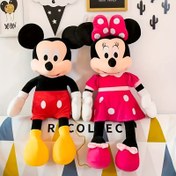 Resim 35Cm Mickey Mouse Peluş Oyuncaklar, Kawaii Anime Mickey Minnie Dol Peluş Modelleri, Doğum Günü Hediyesi için Dekoratif Bebekler, Polyester Elyaf, Hediye Ürünü | Eğlenceli Tasarım | Yumuşak Dokulu, Oyuncak Peluş 