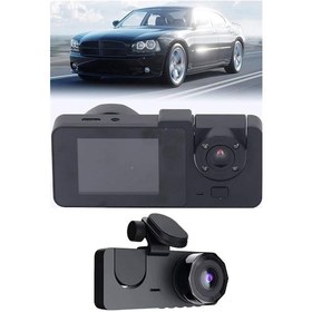 Resim Gld-spt- Araç İçi Dikiz Kamerası Sürüş Kaydedici 3 Lensli Dvr Kamera 