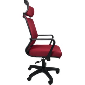 Resim Mertsit Efor Kırmızı Fileli Ofis Koltuğu Büro Koltuğu 