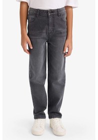 Resim Defacto Erkek Çocuk Straight Fit Düz Paça Jean Pantolon F8432a826smnm40 Siyah-nm40 