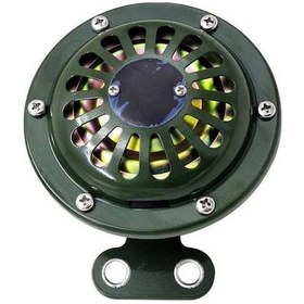 Resim Createtech 24v 110db Elektrikli Korna Yuvarlak Hoparlör 24v Araçlar İçin Su Geçirmez 