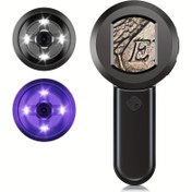 Resim LEIPAN 1000X HD El Tipi Dijital Mikroskop, 5.08cm IPS Ekran, 100° Dönen Lens, 8.89cm LCD ve 0.51cm Fokal Uç, USB Güçlü, Bitkiler, Mantarlar, Bakteriler, PCB (Bitki Hücre, Mantar, Bakteri ve PCB) için - Taşınabilir Mikroskop Aracı, Mikroskop, Bitki Hücre Analizi, Kullanıcı Dostu Arayüz, Dayanıklı Yapı 