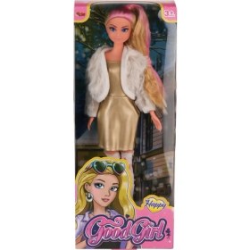 Resim MCM Group WG-115521 Ceketli Çizmeli Renkli Saçlı Bebek 29 cm -Vardem Oyuncak 