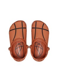 Resim Crocs 210156 Classic Basketball Clog K Kahverengi Çocuk Terlik Bej 
