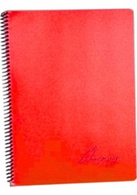 Resim Tokaç A4 Pp Kp Spiralli 96 Yp Çizgili Defter-kırmızı 