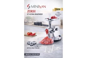 Resim Minisan Zırh Et Kıyma Makinesı Paslanmaz Çelik Profesyonel Kolay Kullanım 