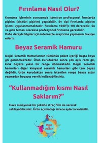 Resim 2 Kg Seramik Hamuru Seti, Kil Çamuru Ebeşuar, Oyun Hamuru Seti, Havayla Kuruyan Kil Çamur Seramik Set 2 
